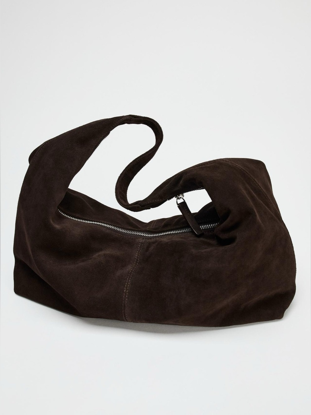 Zara Suede Shoulder Bag